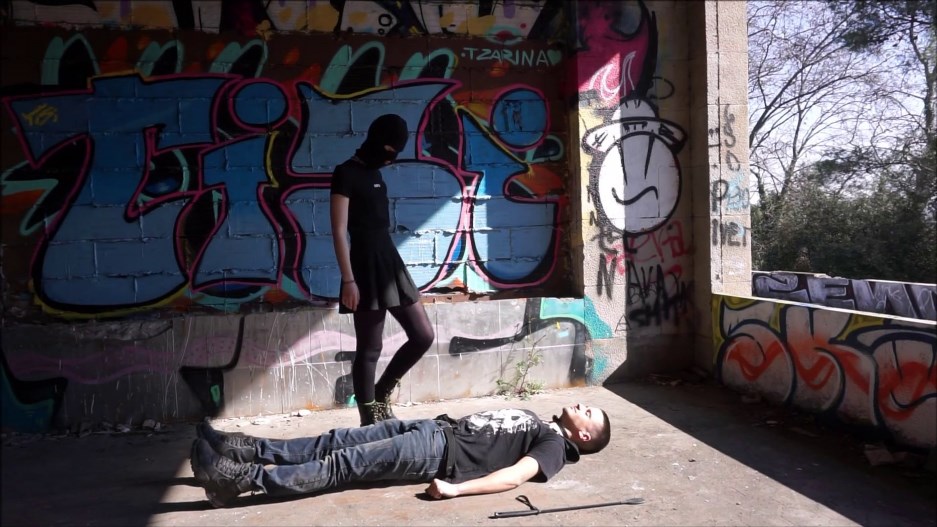 SubmittedTeen - Aesthetic Teen Trample Kick Slap And Spits Her Slave